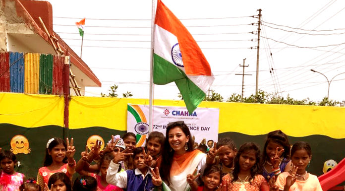 डॉलफिन किड्स नोएडा ने चाहना एजुकेशनल फाउंडेशन के संग हर्ष उल्लास से मनाया 72 वां स्वतंत्रता दिवस।