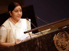विदेश मंत्री सुषमा स्वराज (Sushma Swaraj) ने पाकिस्तान पर जमकर हमला बोला,आतंकवाद फैलाने का आरोप लगाया