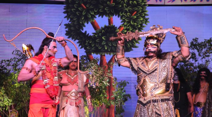 लवकुश रामलीला : श्रीराम ने किया कुंभकर्ण का वध