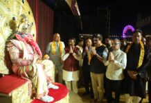 सोमनाथ मंदिर में हुई गणेश पूजन से रावण वेदवती संवाद की लीला