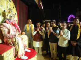 सोमनाथ मंदिर में हुई गणेश पूजन से रावण वेदवती संवाद की लीला