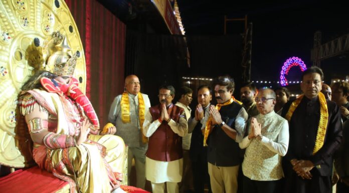 सोमनाथ मंदिर में हुई गणेश पूजन से रावण वेदवती संवाद की लीला