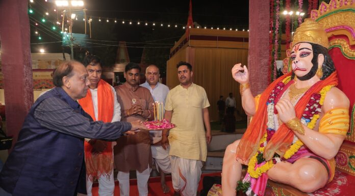 श्री धार्मिक लीला कमेटी द्वारा गणेश पूजा के साथ रामलीला मंचन की शुरुआत
