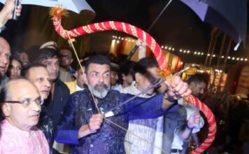 लालकिला मैदान में बॉबी देओल ने किया रावण वध, लाखों ने देखा भव्य दृश्य नई दिल्ली।