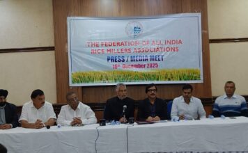 फेडरेशन ऑफ ऑल इंडिया राइस मिलर्स एसोसिएशन (FAIRMA) ने प्रहलाद जोशी मंत्री भारत सरकार को पत्र लिखकर डिजिटल इण्डिया के तहत भारतीय खाद्द निगम में आर्टिफ़िश्यल इन्टेलीजेन्सी के तहत खरीफ विपणन पायलट प्रोजेक्ट लागू किया जाए